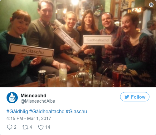 Tweet by @Misneachd