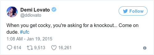 Tweet by @Demi Lovato