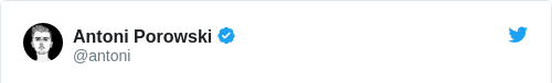 Tweet by @Antoni Porowski