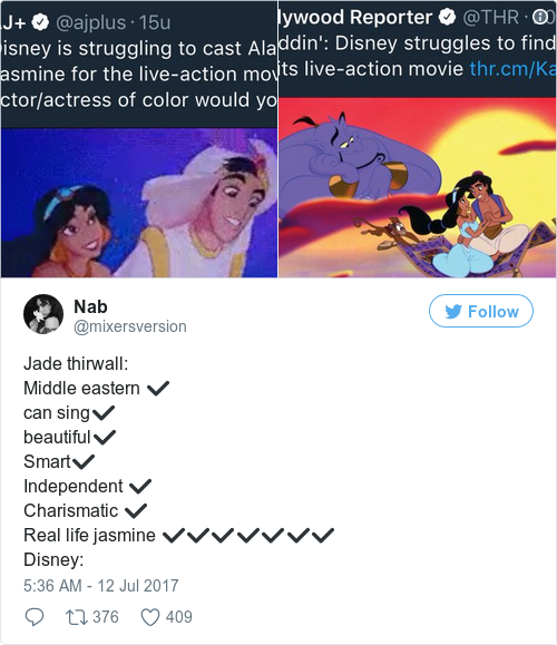 Tweet by @Nab