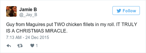 Tweet by @Jamie B