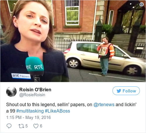 Tweet by @Roisin O'Brien