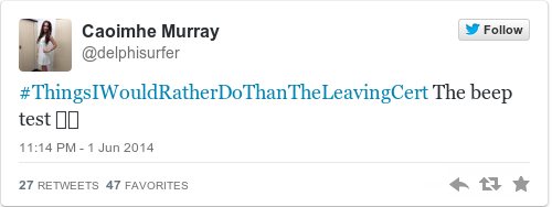 Tweet by @Caoimhe Murray
