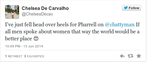 Tweet by @Chelsea De Carvalho