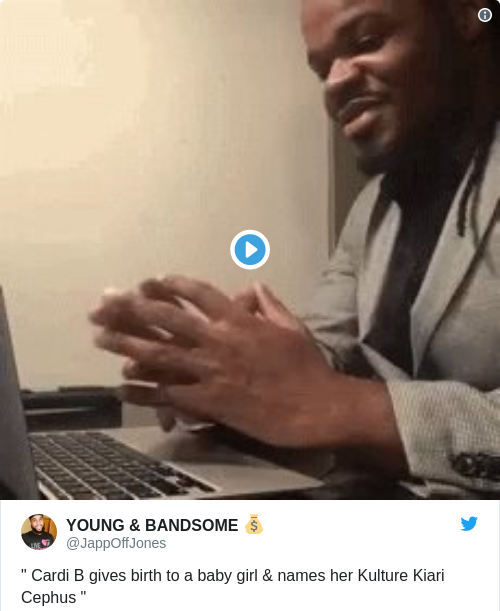 Tweet by @YOUNG & BANDSOME 💰
