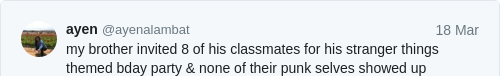 Tweet by @Shannon Purser