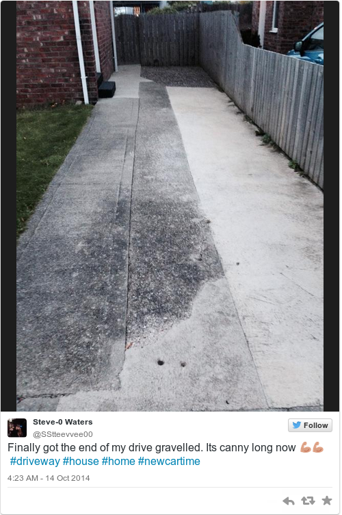 Tweet by @Steve-0 Waters