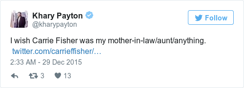 Tweet by @Khary Payton