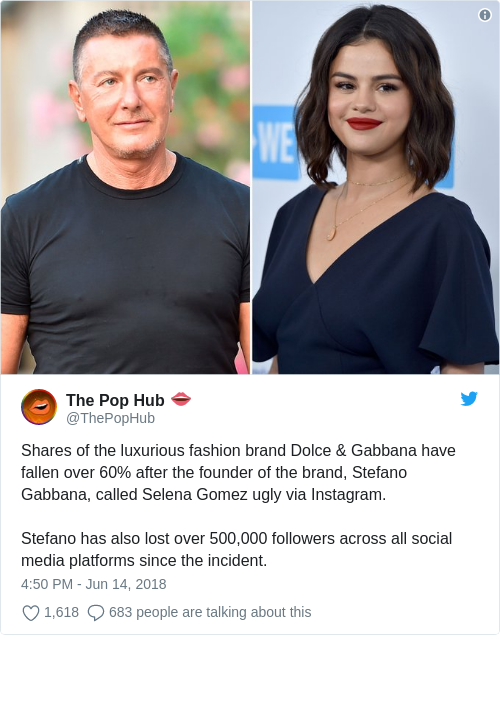 Tweet by @The Pop Hub 👄