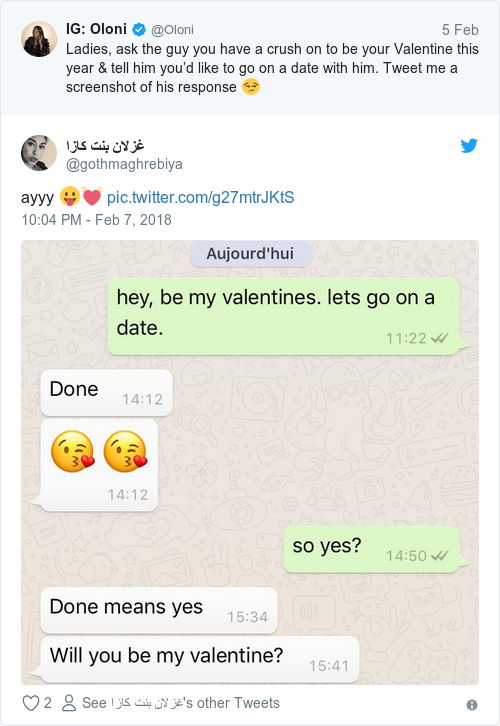 Tweet by @غزلان بنت كازا