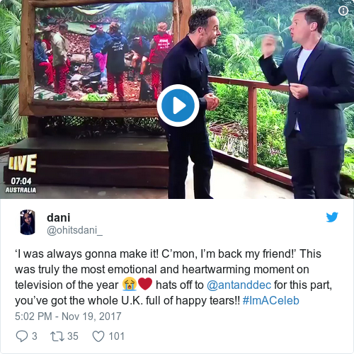Tweet by @dani