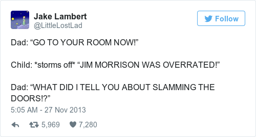 Tweet by @Jake Lambert