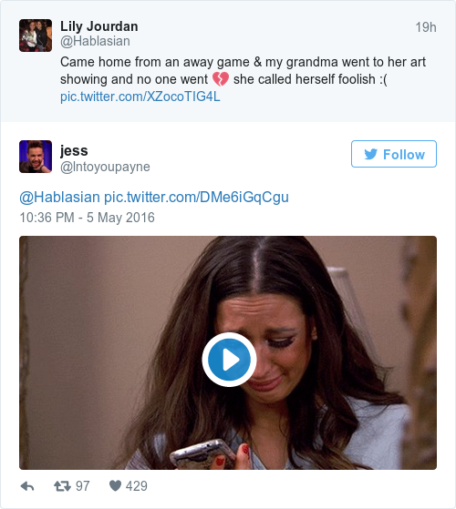 Tweet by @jess