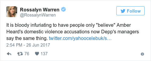 Tweet by @Rossalyn Warren