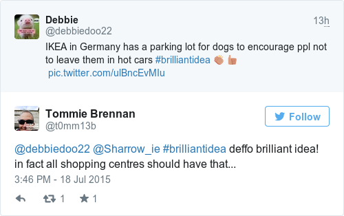 Tweet by @Tommie Brennan