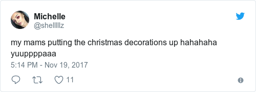 Tweet by @Michelle