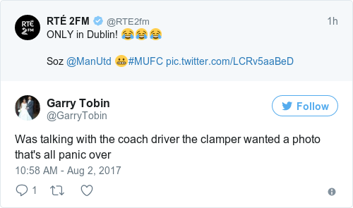 Tweet by @Garry Tobin