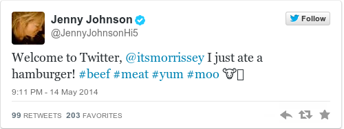 Tweet by @Jenny Johnson