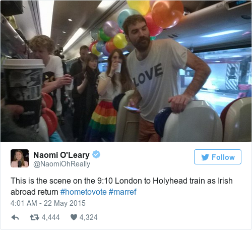Tweet by @Naomi O'Leary