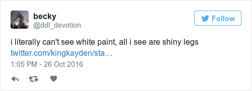Tweet by @becky