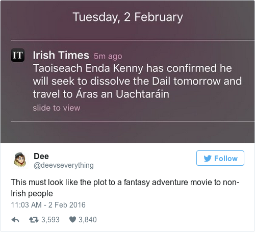 Tweet by @Dee