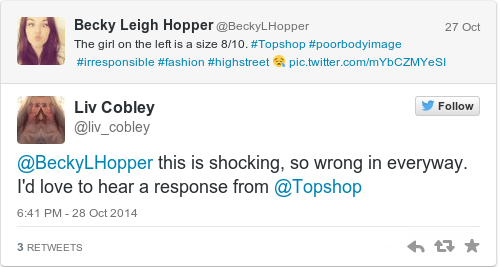 Tweet by @Liv Cobley