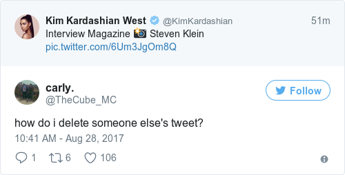 Tweet by @carly.