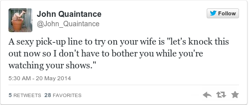 Tweet by @John Quaintance