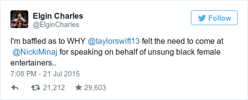 Tweet by @Elgin Charles