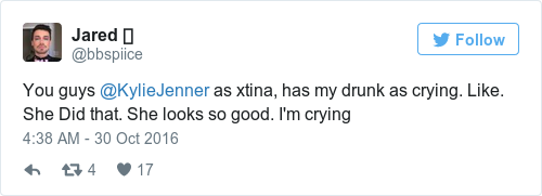 Tweet by @Jared 🎃