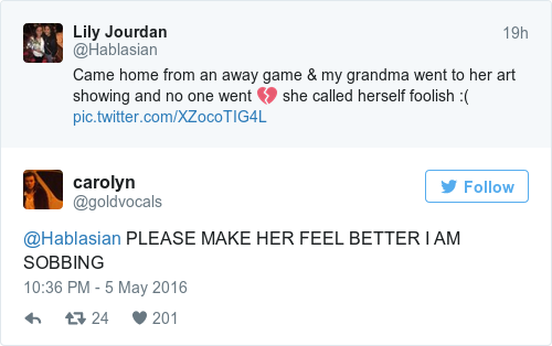 Tweet by @carolyn