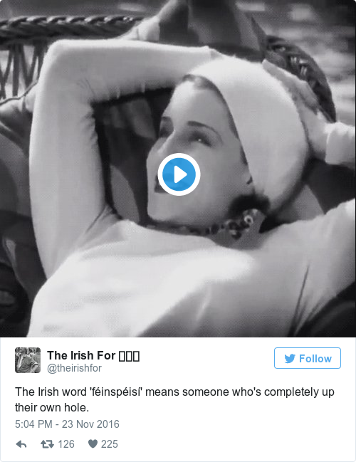 Tweet by @The Irish For 👫💊🎸