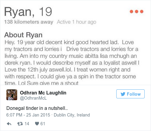 Tweet by @Odhran Mc Laughlin