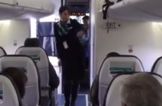 Watch a flight attendant do a cringey dance to Uptown Funk to entertain passengers