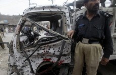 Female suicide bomber targets Pakistani police responding to attack