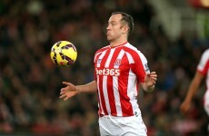 Charlie Adam has just scored from his own half against Chelsea