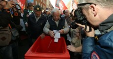 PICS: Massive turn-out for 'Bin your Bills' protest in Dublin