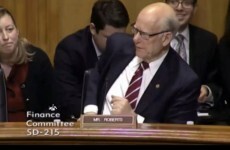Watch: The moment a US Senator's phone played 'Let It Go' at a committee hearing