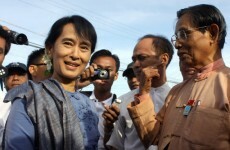 Aung San Suu Kyi meets with new Burmese president for first time