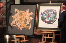Two of those paintings Michael Flatley makes with his feet sold for €120k