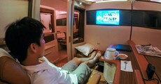 This is what a €16,000 suite on a plane looks like