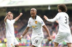 Young and Fellaini combine again for United but De Gea the real hero