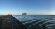 Pics: A record-setting day for Dublin - as monster cruise liner 'Splendida' sails in