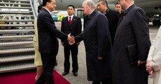 Ireland rolled out the red carpet for China's second most powerful man today