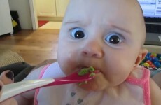 This baby girl tasted her first avocado and she was NOT happy about it