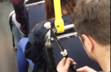 VIDEO: Young lad treats Nitelink passengers to impromptu trad session