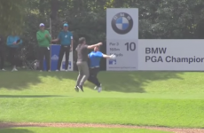 Andrew 'Beef' Johnson won a car and celebrated with an enthusistic chest bump