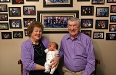 Meet the Zangers. This is their 100th grandchild.