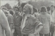 Have you seen this amazing photo of a young Michael D. Higgins at Slane concert?