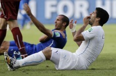 Suarez robbed of Champions League final reunion with the man whose shoulder he took a nibble on